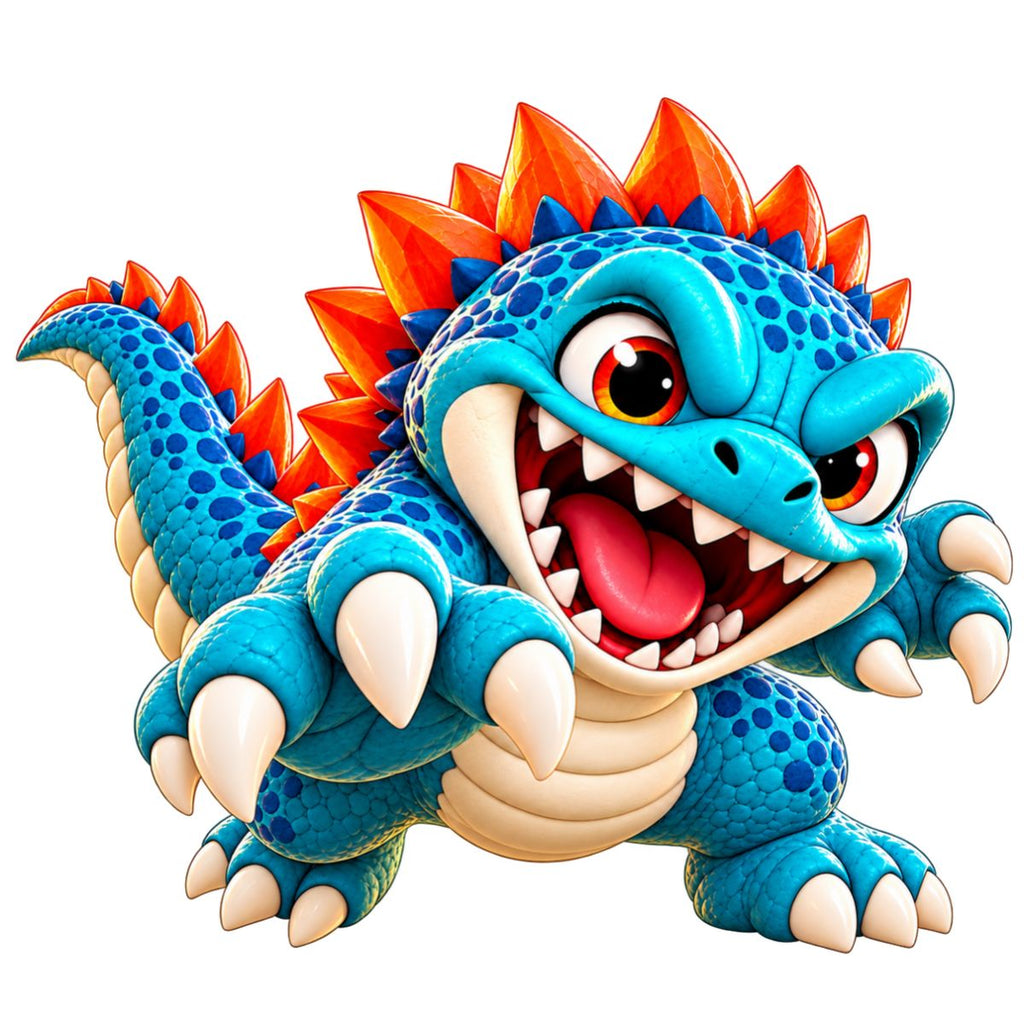 Tiny Kaiju — Shaped Plush Keychain (15 cm)