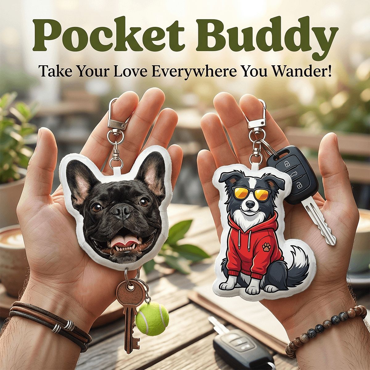 Tiny Kaiju — Shaped Plush Keychain (15 cm)
